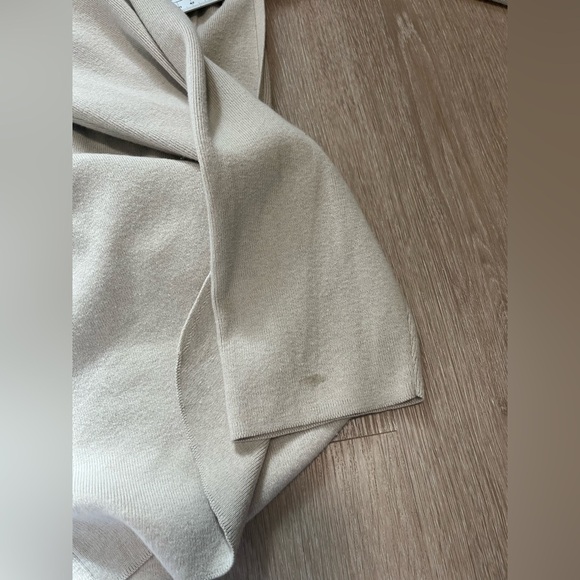 COS Grey Silk Knit Buttoned Long Cardigan Overshirt Oversized - Picture 7 of 8